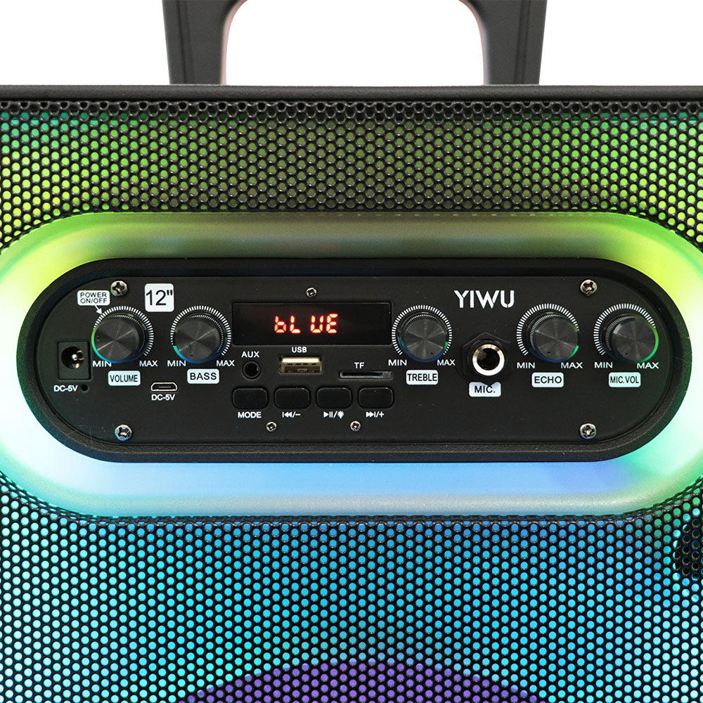 BY80001 de 12" El gigante del sonido: Bafle amplificado con 15,000W P.M.P.O