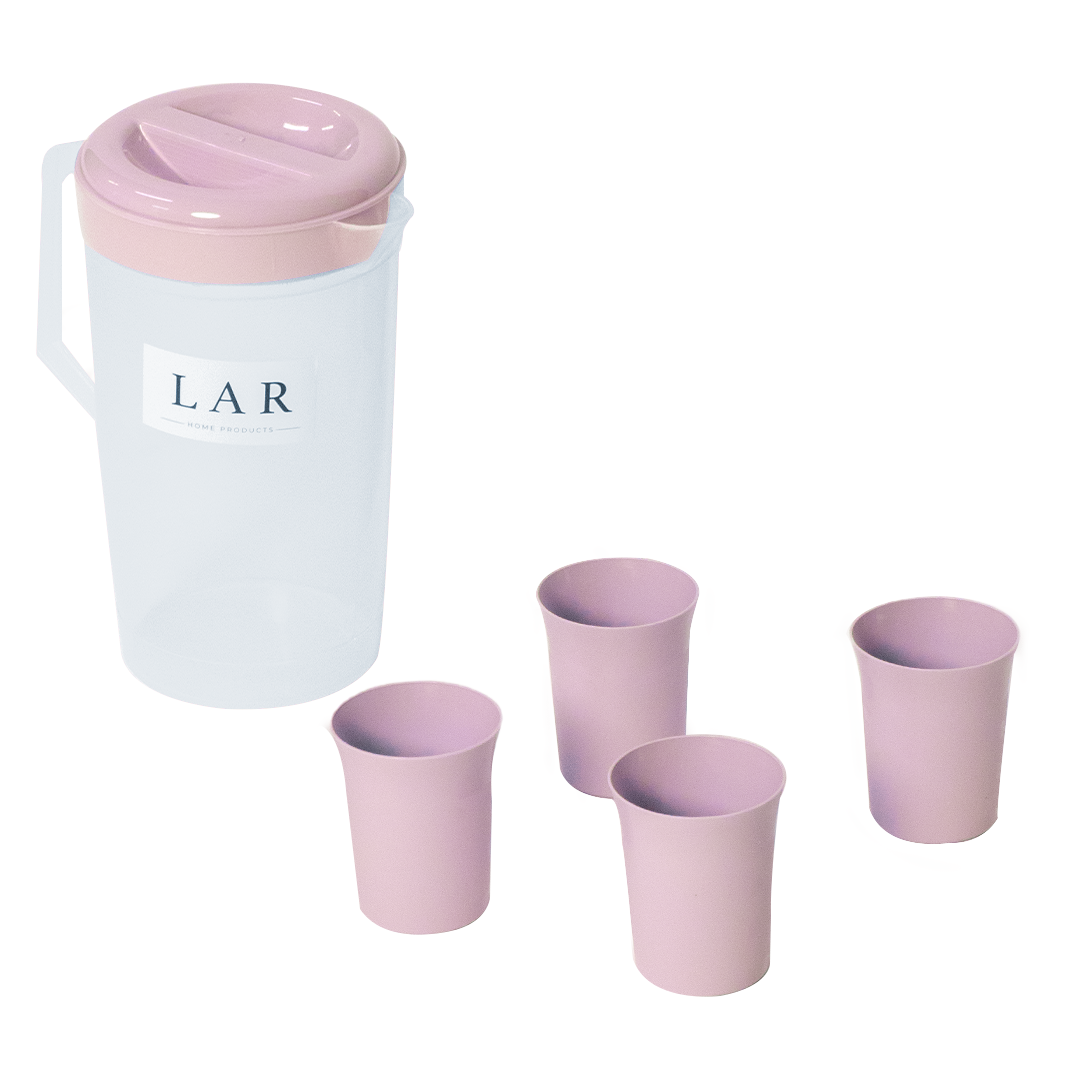 COOK-00017 Set de Jarra con Vasos LAR (5 piezas)