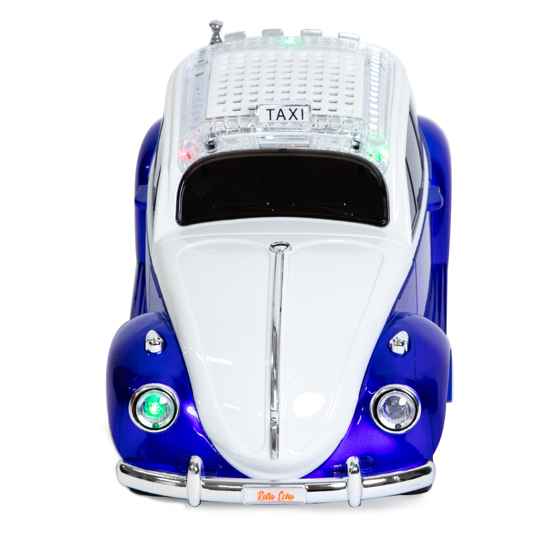Bocina Portátil Retro 3” Vocho azul - 5000W P.M.P.O.