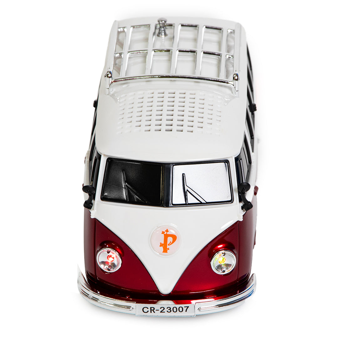 Bocina Portátil Retro 3” Combi roja - 5000W P.M.P.O.