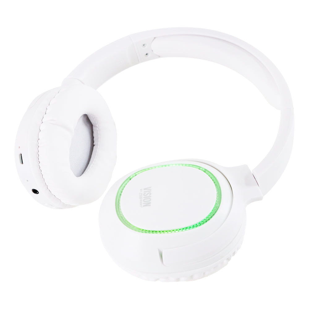HP-3011WH VISION: Audífonos Bluetooth con Diadema para una Experiencia Auditiva Mejorada