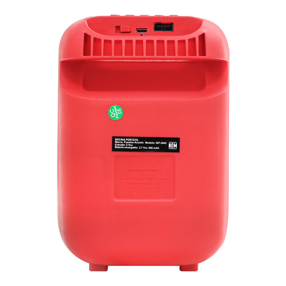 ISP-3042 Mini Jelly 3" 6000W P.M.P.O Explosión de Diversión en 6 Colores!