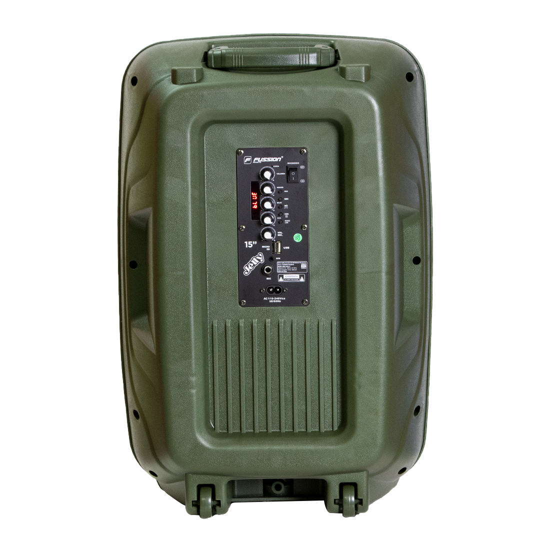 PBS-15JELLY-GR Bafle Amplificado Jelly de 15" 30,000W P.M.P.O.