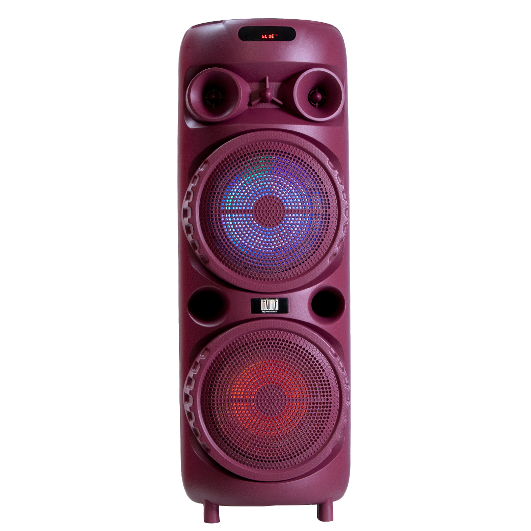 PBS-2X8006RD Bafle Amplificado 2x8" - 40,000W P.M.P.O.