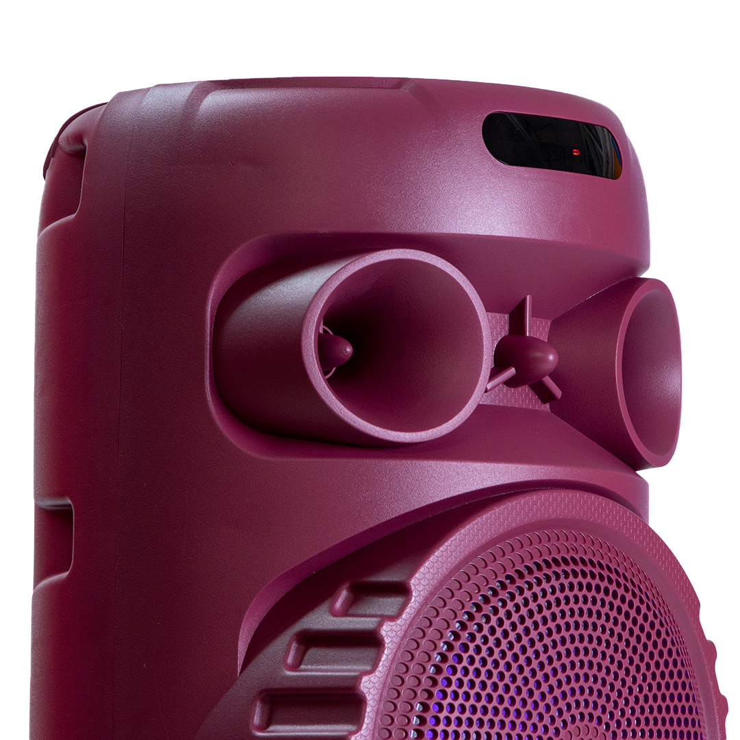 PBS-2X8006RD Bafle Amplificado 2x8" - 40,000W P.M.P.O.