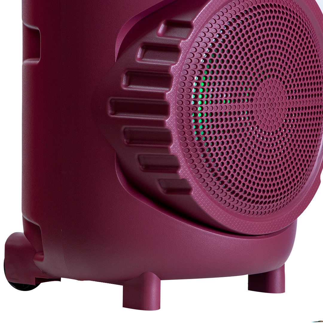 PBS-2X8006RD Bafle Amplificado 2x8" - 40,000W P.M.P.O.