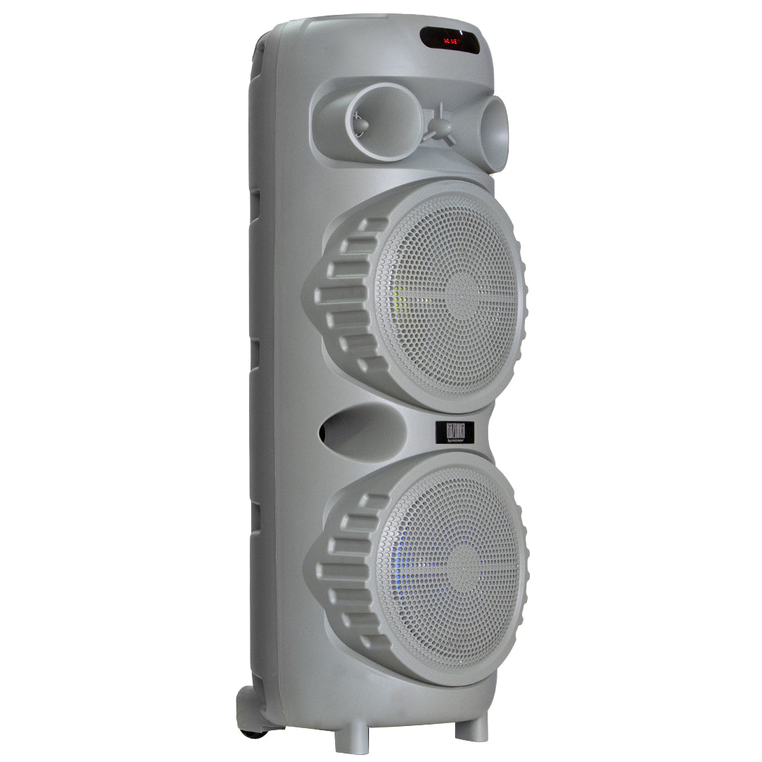 PBS-2X8006 Bocina Bafle Amplificado inalambrica Bluetooth 2x8" - 40,000W P.M.P.O. Fussion Acustic