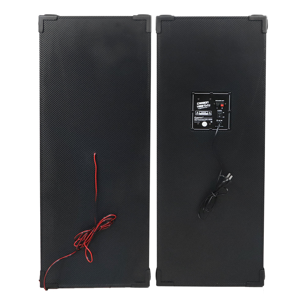 PBS-3010 JUEGO DE BAFLES ACTIVO Y PASIVO 2X10" CARBON VIBE RETRO 4500W P.M.P.O