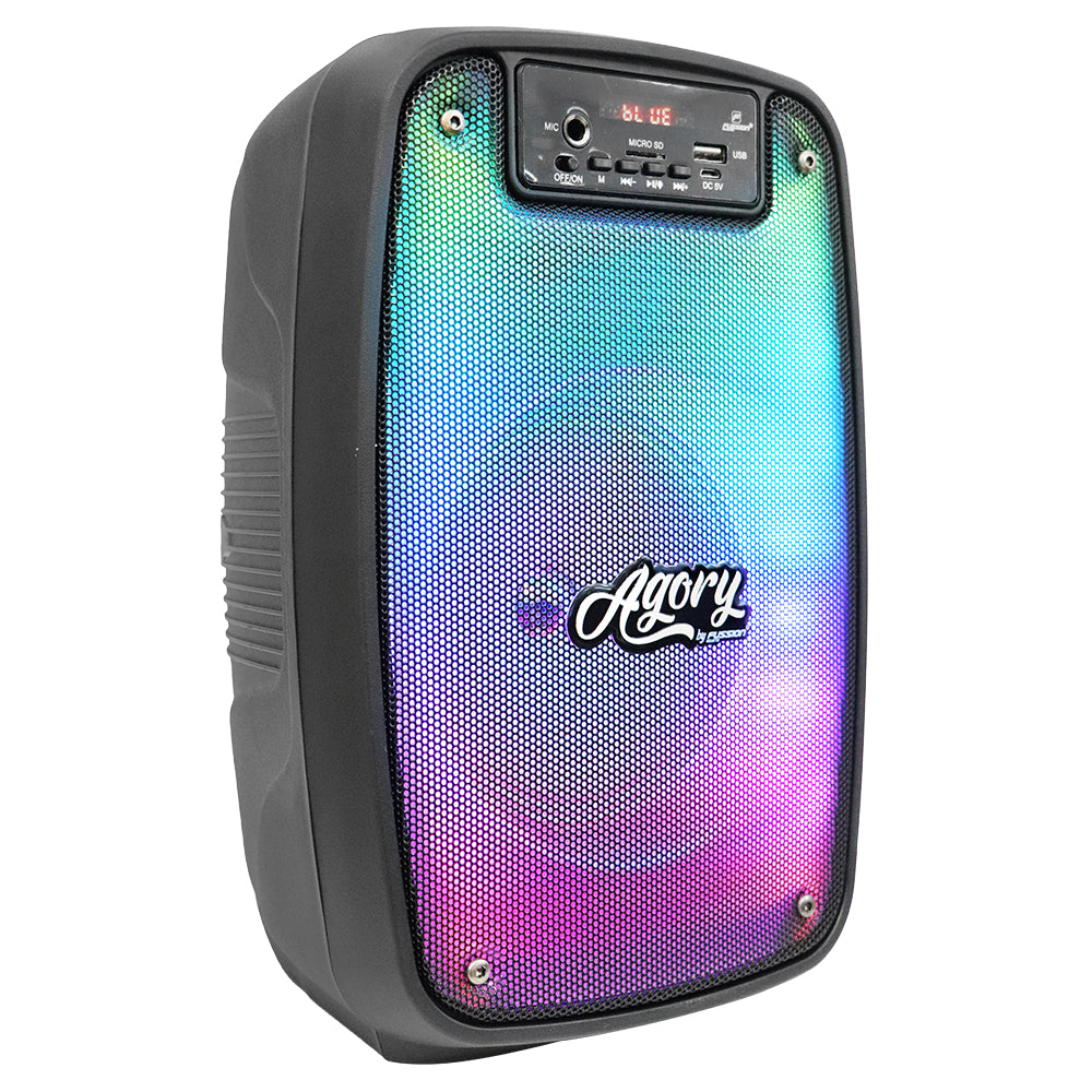 PBS-65AGORY Bafle Amplificado de 6.5" y 9000W P.M.P.O Sonido Épico en Movimiento