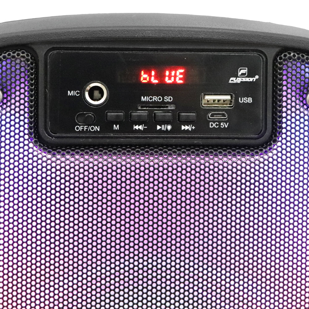 PBS-65AGORY Bafle Amplificado de 6.5" y 9000W P.M.P.O Sonido Épico en Movimiento