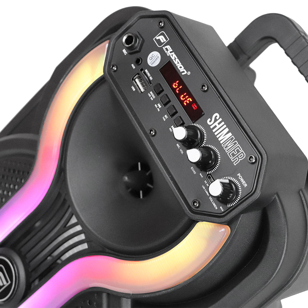 PBS-8050 SHIMMER BAFLE AMPLIFICADO 8" 10 000W P.M.P.O