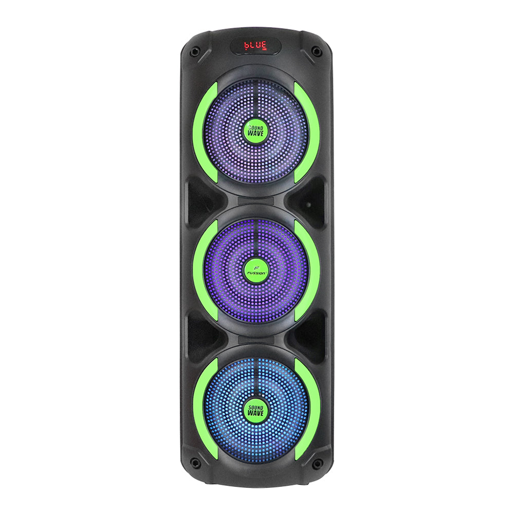 PBS-8X3005 SOUND WAVE BAFLE AMPLIFICADO 3X8" 20 000W P.M.P.O