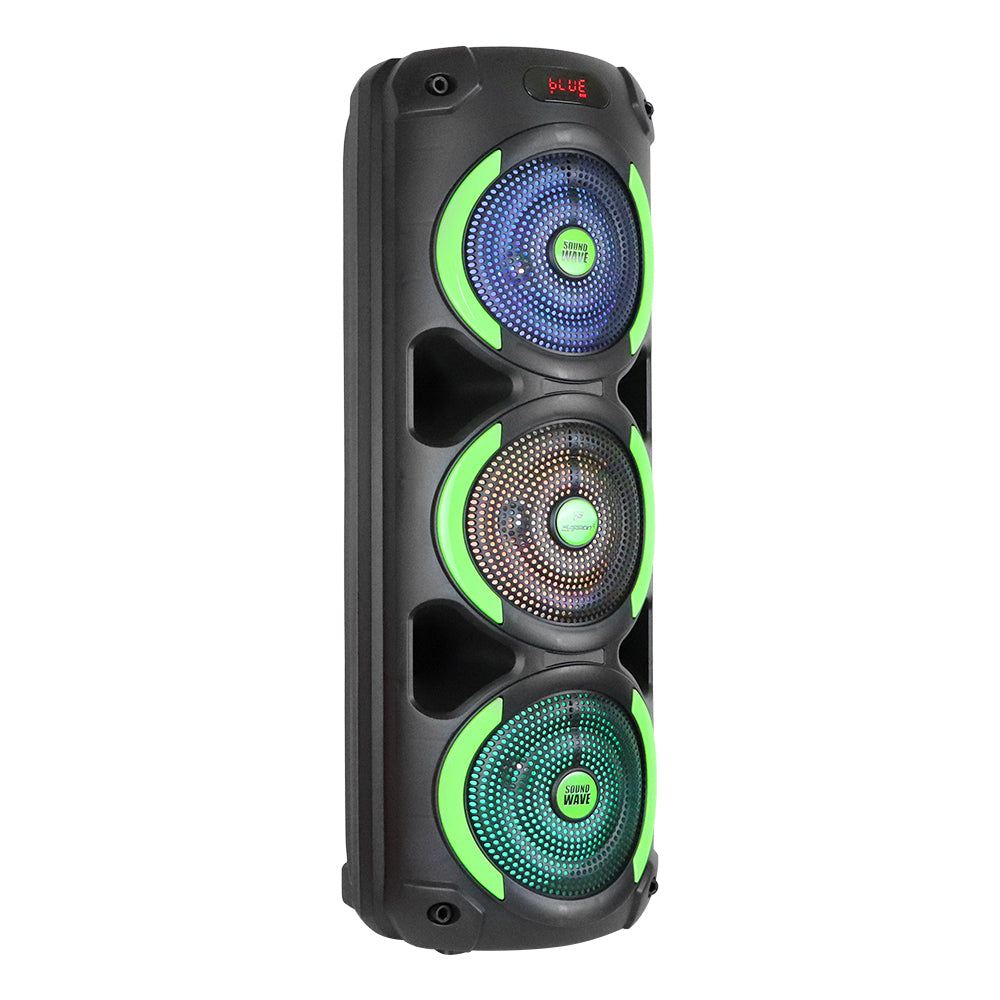 PBS-8X3005 SOUND WAVE BAFLE AMPLIFICADO 3X8" 20 000W P.M.P.O