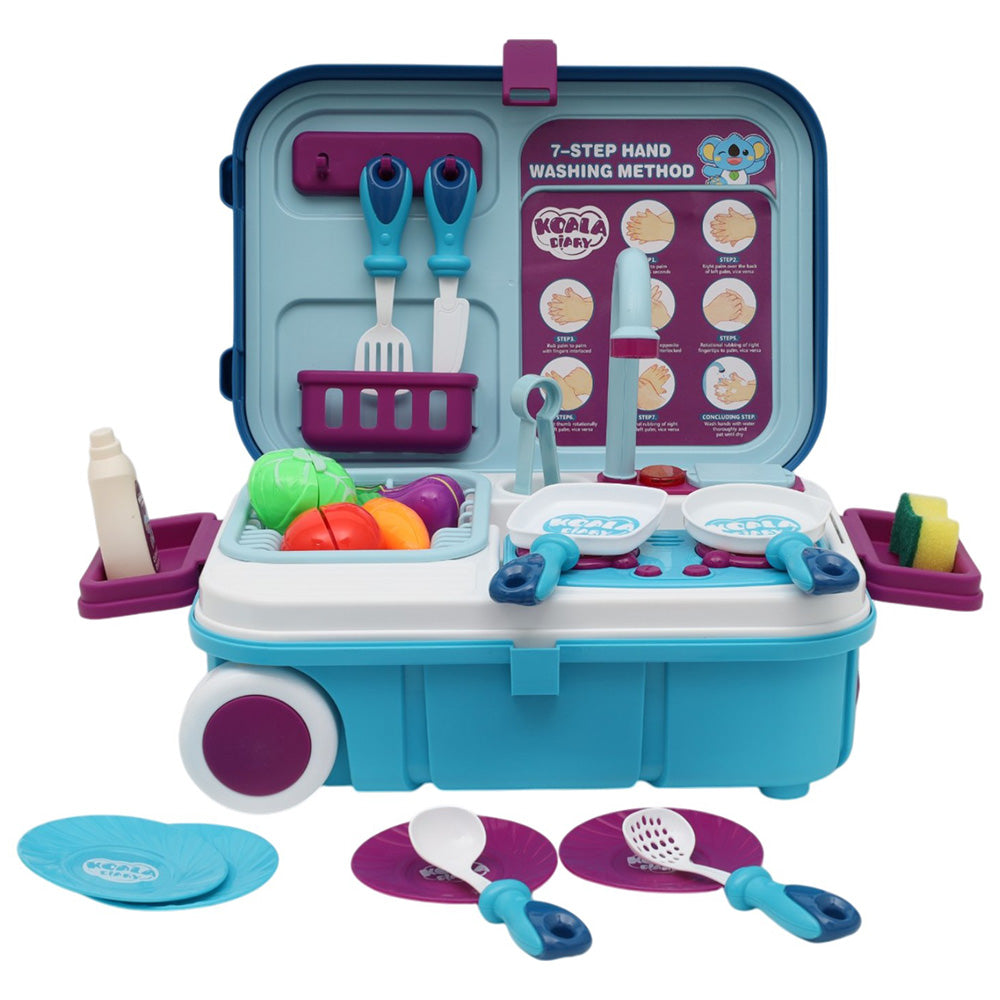 SET-0003 Maletín de Cocina para Niños - Juego Interactivo y Educativo