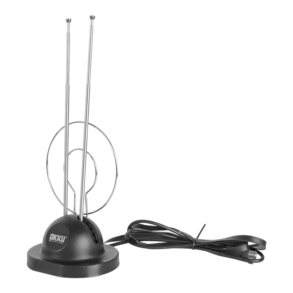 ANT0002 ANTENA HDTV PARA INTERIORES CONEJO DOBLE ARO