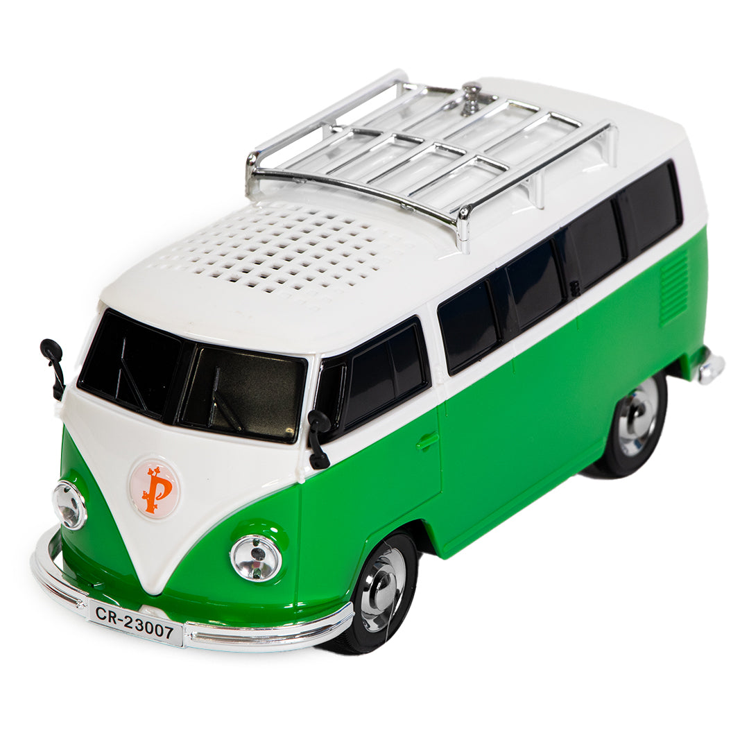 Bocina Portátil Retro 3” Combi verde - 5000W P.M.P.O.