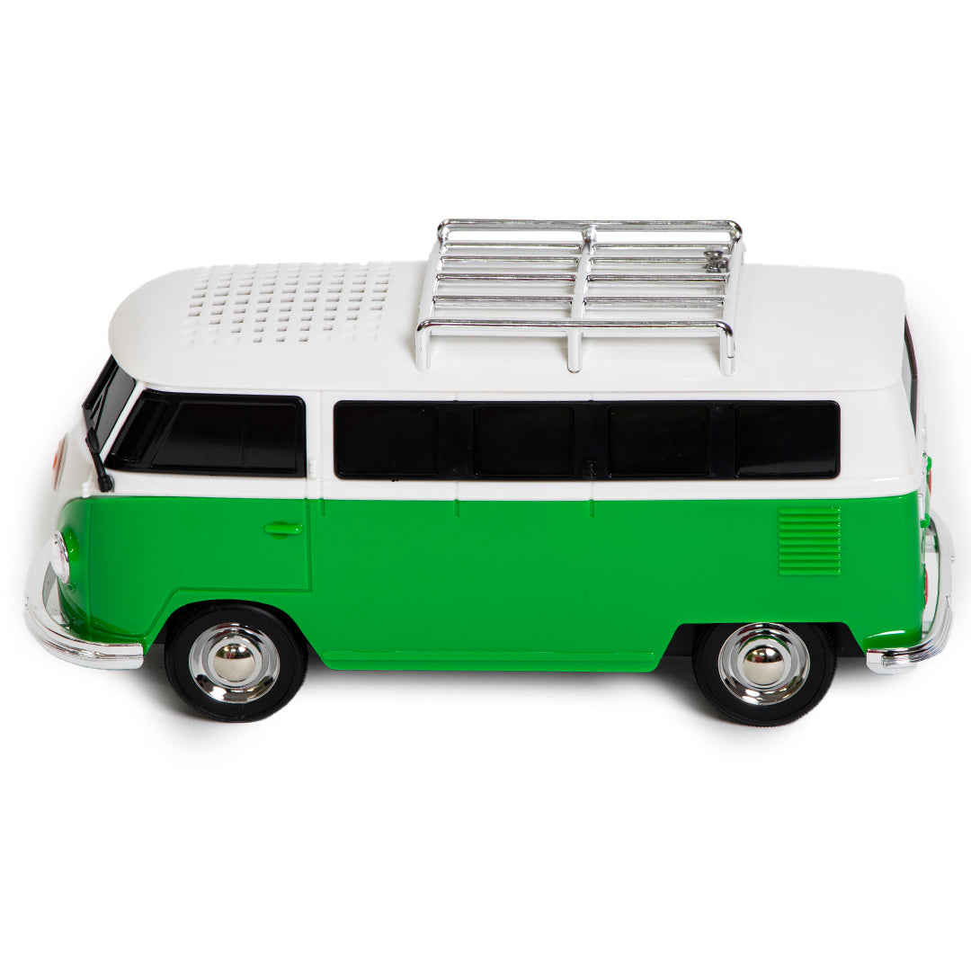 Bocina Portátil Retro 3” Combi verde - 5000W P.M.P.O.