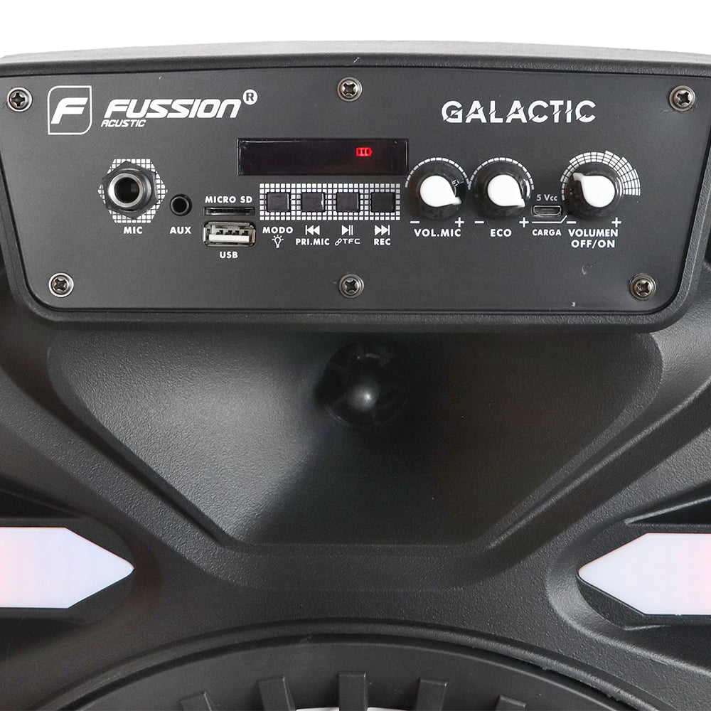 PBS-12007 GALACTIC BAFLE AMPLIFICADO 12" 10 000W P.M.P.O