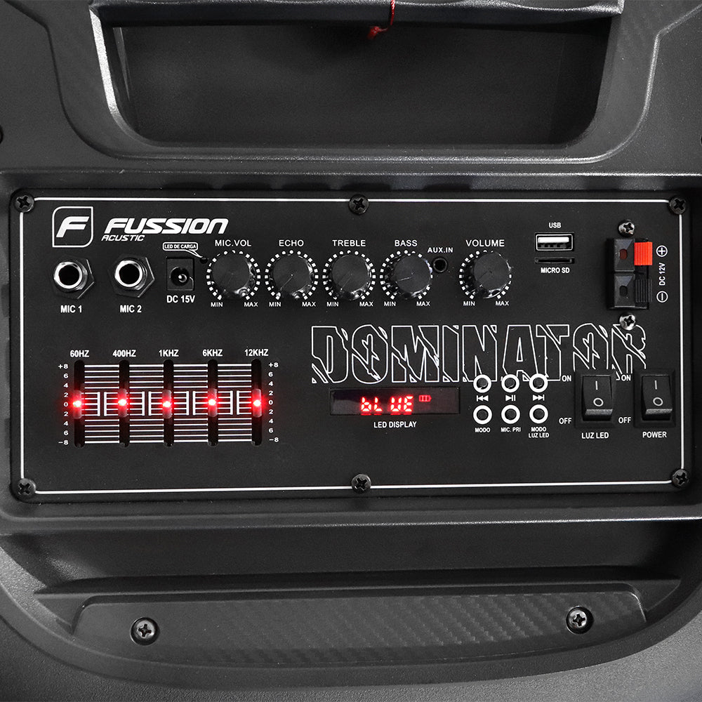 PBS-15020 BAFLE AMPLIFICADO 15" 50 000W P.M.P.O DOMINATOR