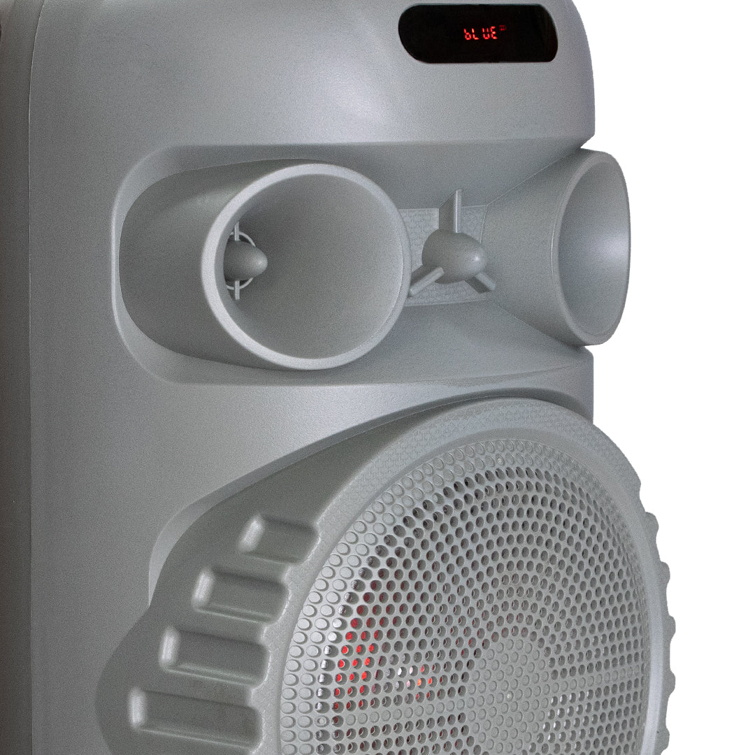 PBS-2X8006 Bocina Bafle Amplificado inalambrica Bluetooth 2x8" - 40,000W P.M.P.O. Fussion Acustic