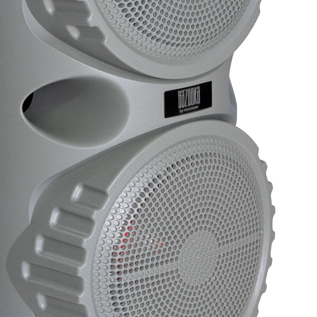 PBS-2X8006 Bocina Bafle Amplificado inalambrica Bluetooth 2x8" - 40,000W P.M.P.O. Fussion Acustic