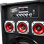 PBS-3010 JUEGO DE BAFLES ACTIVO Y PASIVO 2X10"  CARBON VIBE RETRO 4500W P.M.P.O