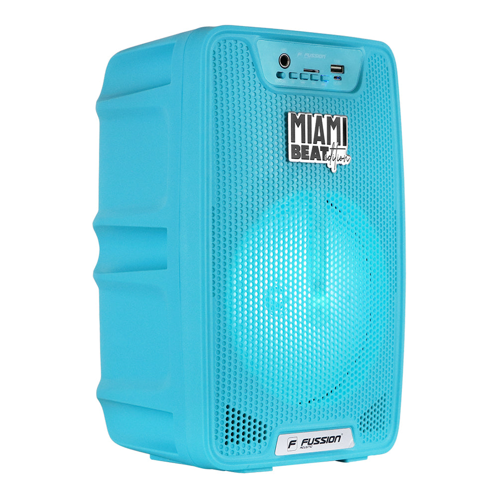 PBS-65026 Arrasa en la Fiesta con el Potente Bafle Amplificado Miami Beat 6.5" de 10 000W P.M.P.O