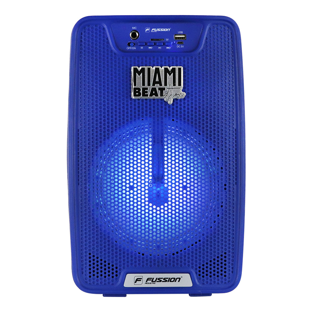 PBS-65026 Arrasa en la Fiesta con el Potente Bafle Amplificado Miami Beat 6.5" de 10 000W P.M.P.O