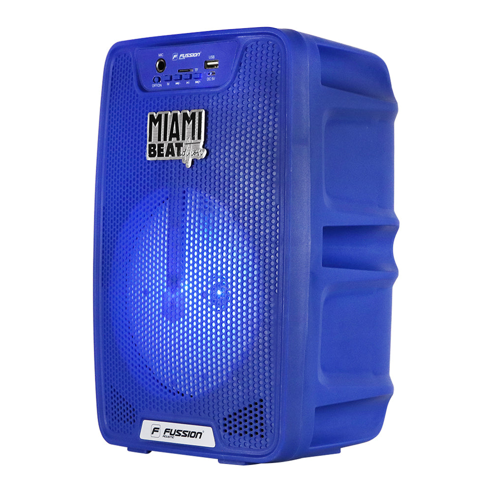 PBS-65026 Arrasa en la Fiesta con el Potente Bafle Amplificado Miami Beat 6.5" de 10 000W P.M.P.O