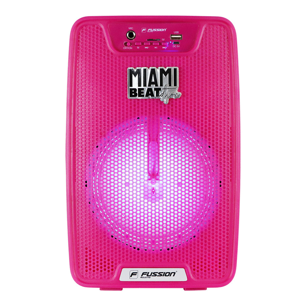 PBS-65026 Arrasa en la Fiesta con el Potente Bafle Amplificado Miami Beat 6.5" de 10 000W P.M.P.O