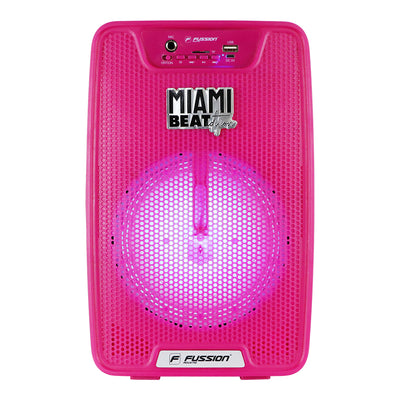 PBS-65026 Arrasa en la Fiesta con el Potente Bafle Amplificado Miami Beat 6.5" de 10 000W P.M.P.O