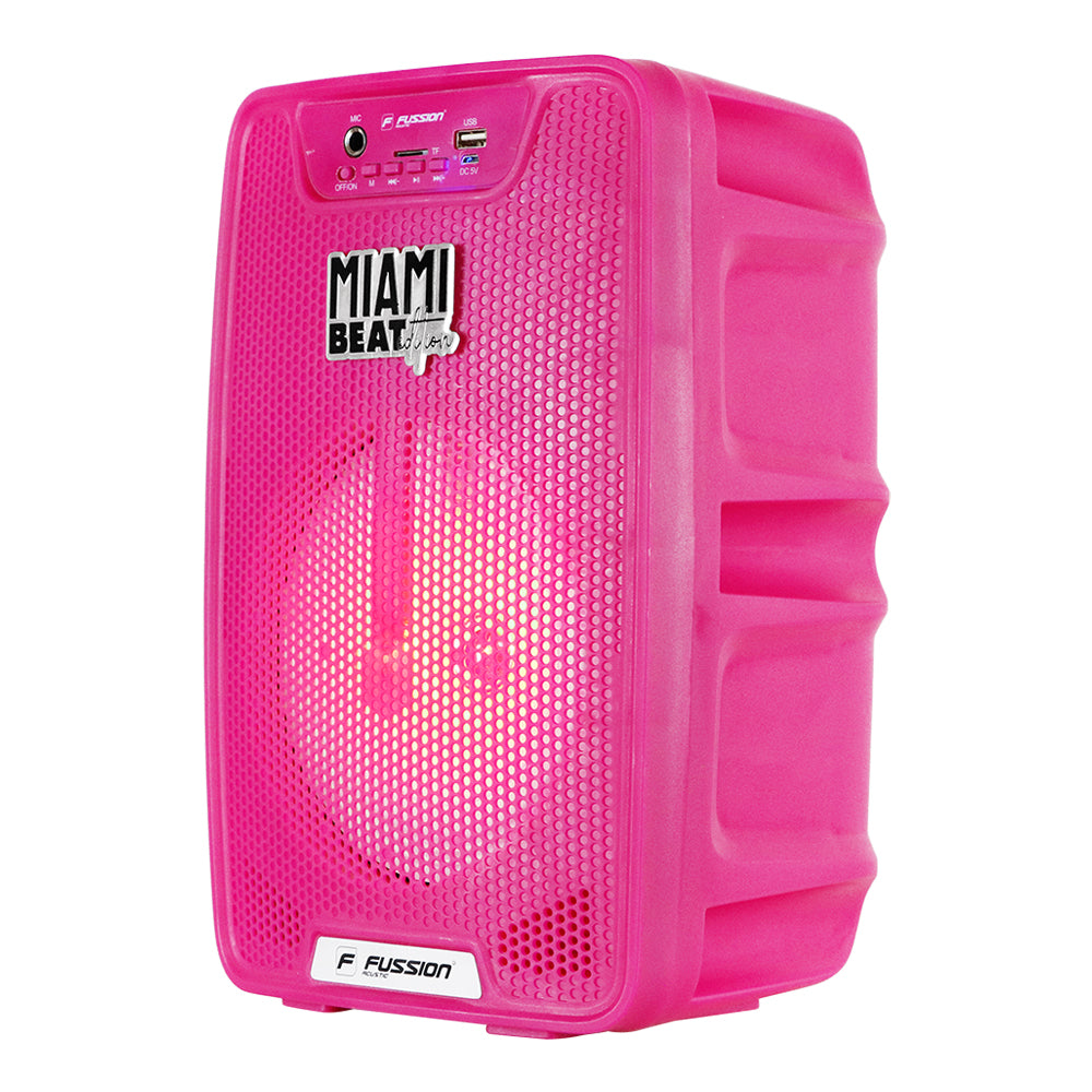 PBS-65026 Arrasa en la Fiesta con el Potente Bafle Amplificado Miami Beat 6.5" de 10 000W P.M.P.O