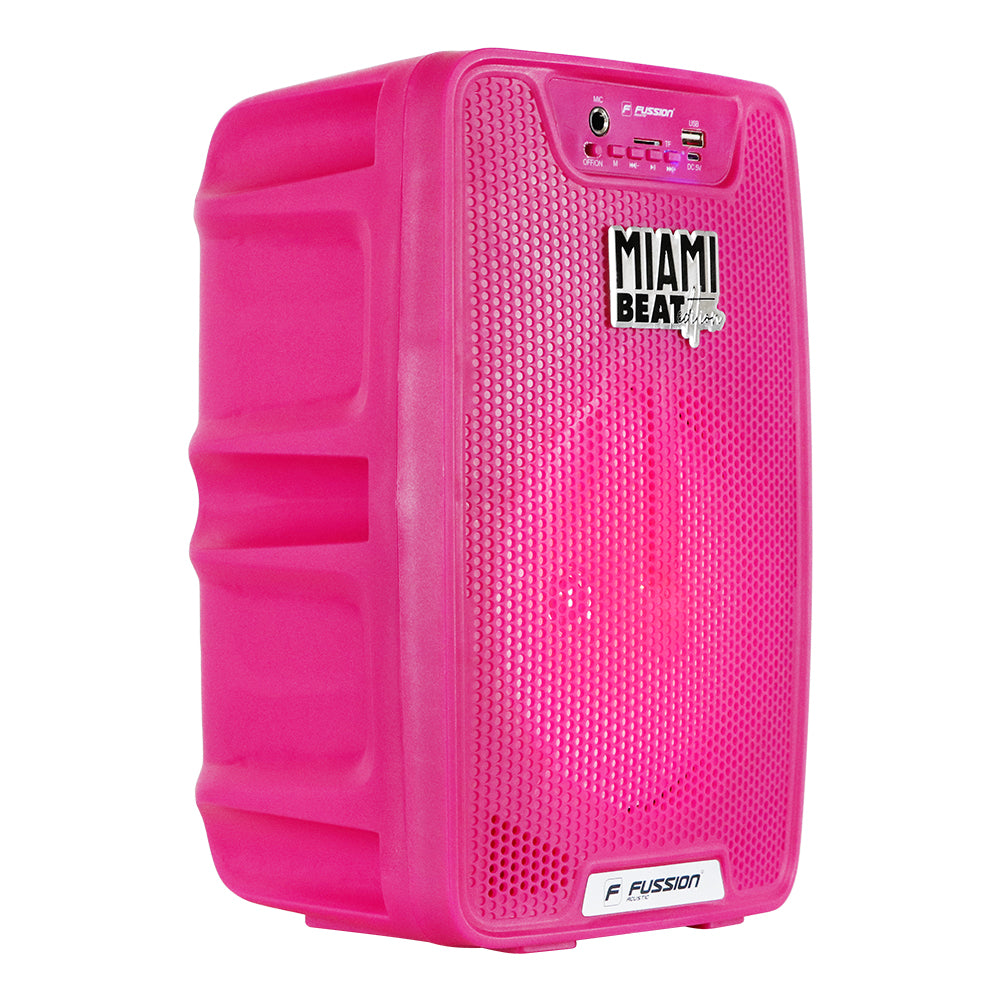 PBS-65026 Arrasa en la Fiesta con el Potente Bafle Amplificado Miami Beat 6.5" de 10 000W P.M.P.O