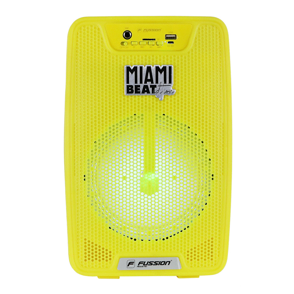 PBS-65026 Arrasa en la Fiesta con el Potente Bafle Amplificado Miami Beat 6.5" de 10 000W P.M.P.O