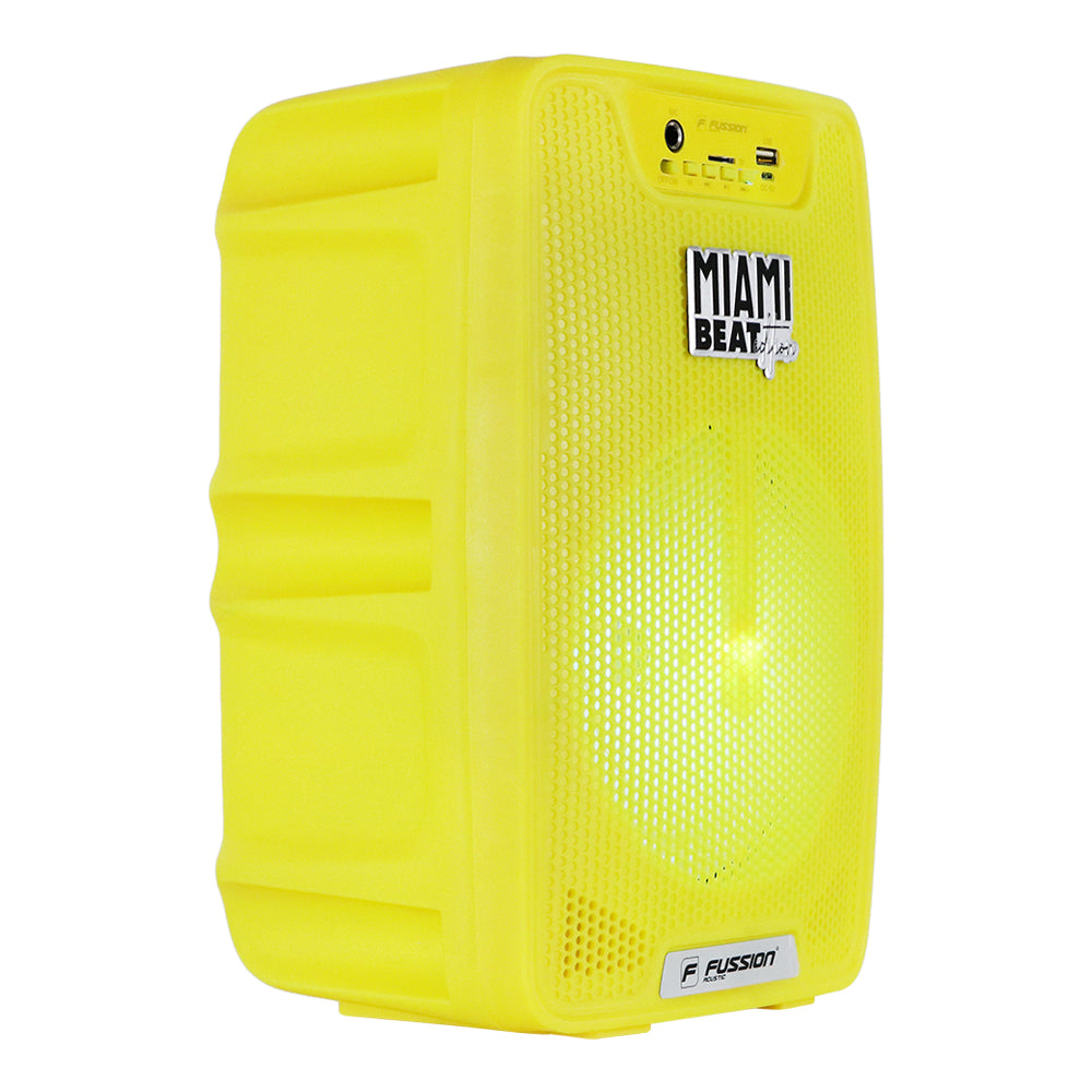 PBS-65026 Arrasa en la Fiesta con el Potente Bafle Amplificado Miami Beat 6.5" de 10 000W P.M.P.O