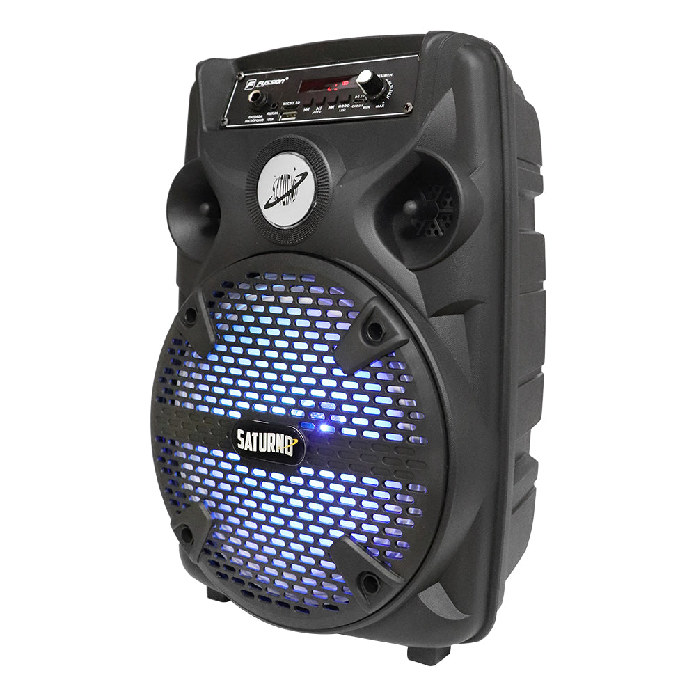 PBS-8007 Bafle Amplificado 8" Saturno 10 000W P.M.P.O