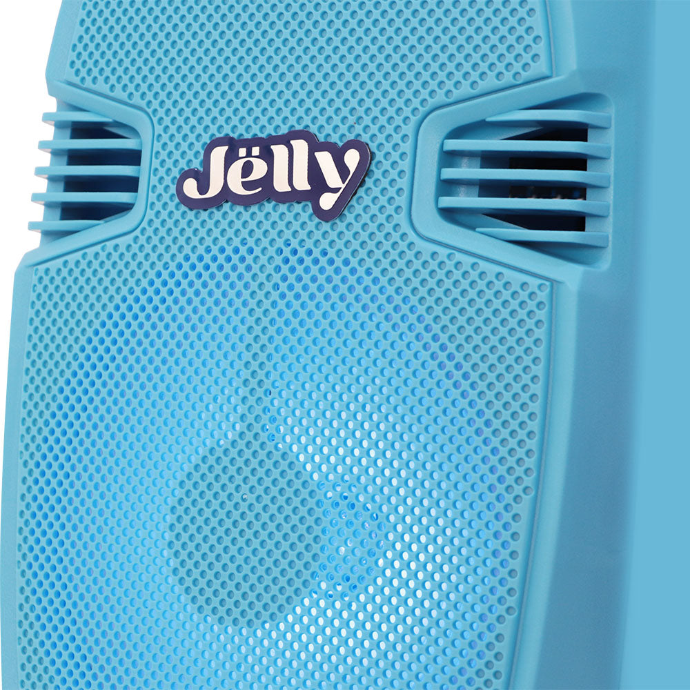 ¡PBS-8JELLY La Fiesta Llegó en colores con 8" 15 000W P.M.P.O! Potencia, karaoke y tecnología al ritmo de la música