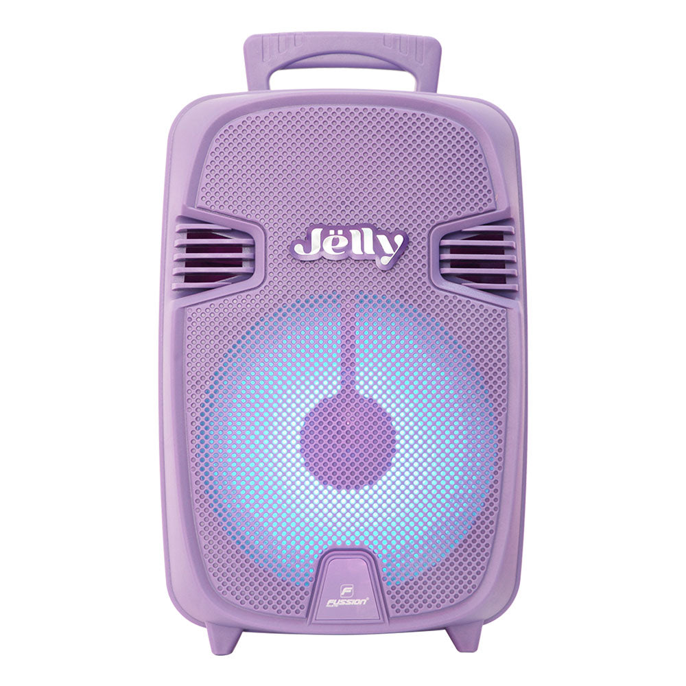 ¡PBS-8JELLY La Fiesta Llegó en colores con 8" 15 000W P.M.P.O! Potencia, karaoke y tecnología al ritmo de la música