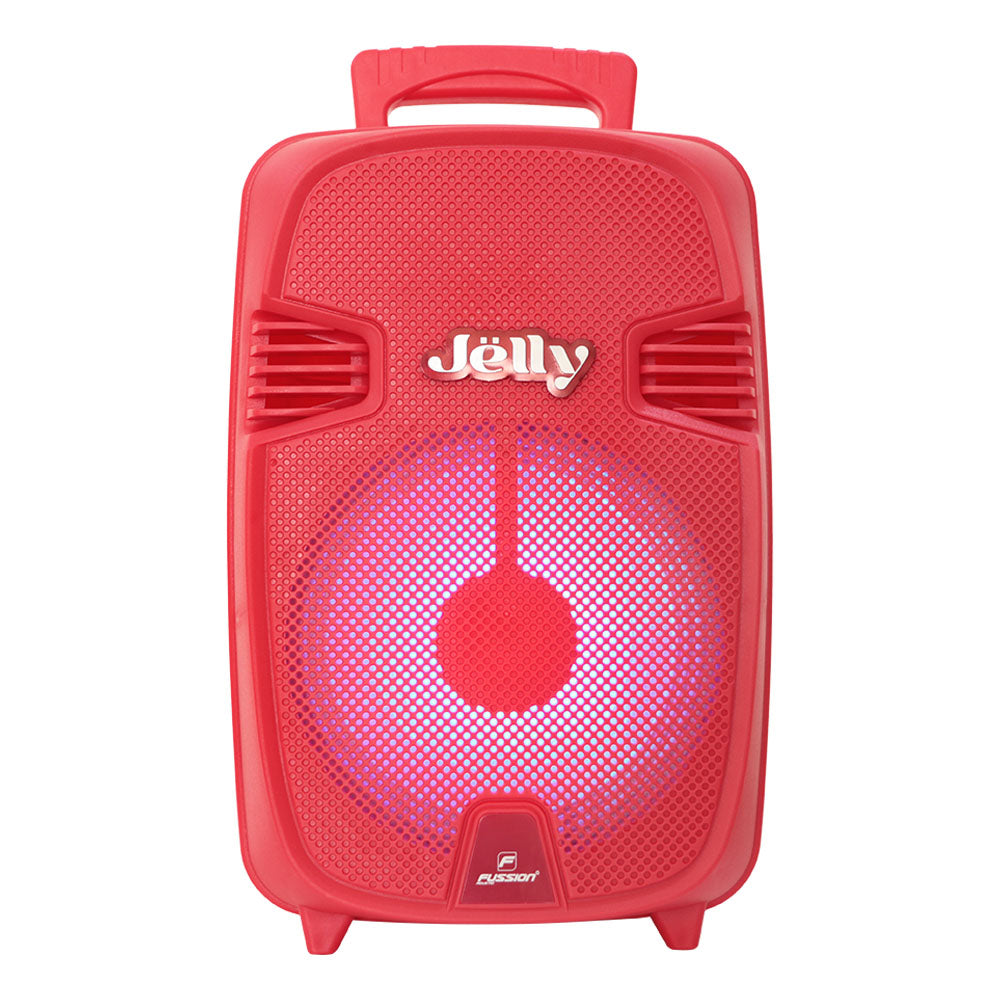 ¡PBS-8JELLY La Fiesta Llegó en colores con 8" 15 000W P.M.P.O! Potencia, karaoke y tecnología al ritmo de la música