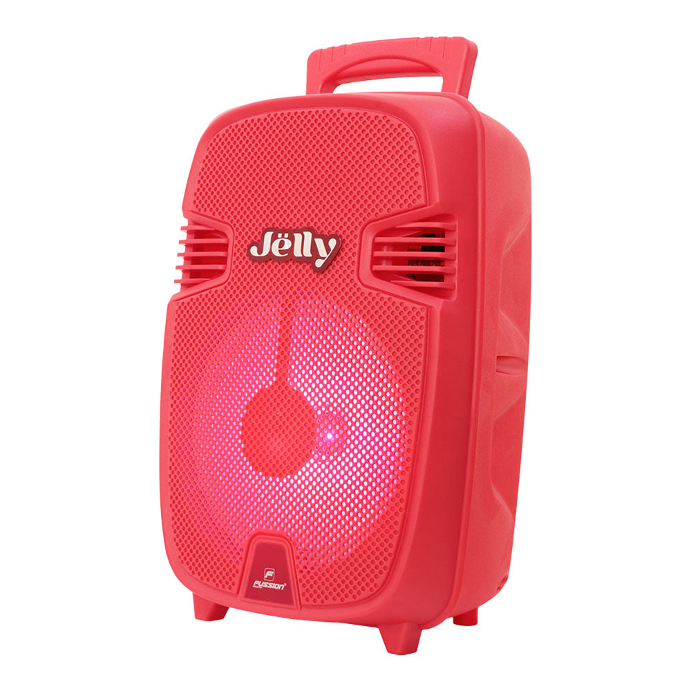 ¡PBS-8JELLY La Fiesta Llegó en colores con 8" 15 000W P.M.P.O! Potencia, karaoke y tecnología al ritmo de la música