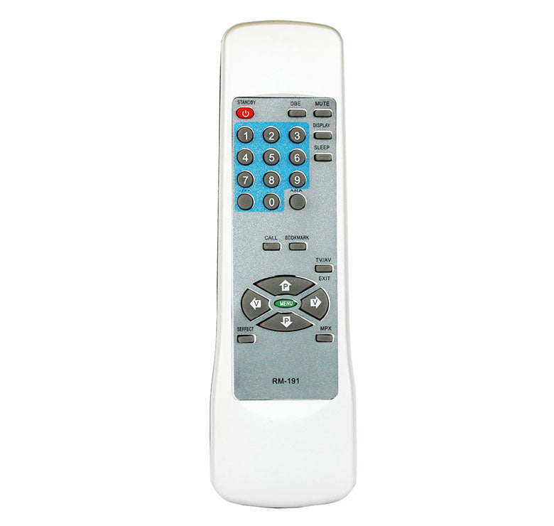 RM-191 CONTROL REMOTO PARA TV MARCA ZONDA