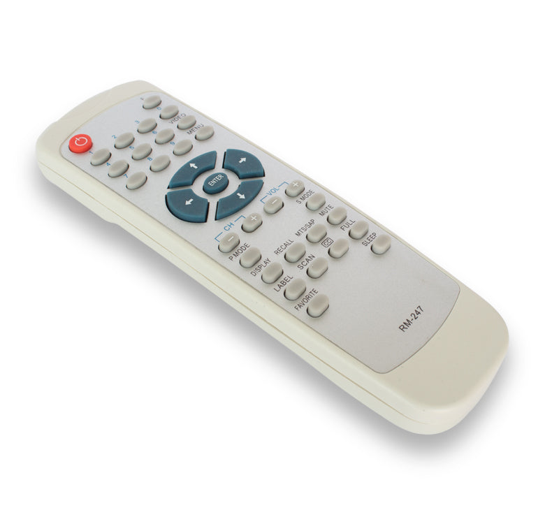 RM-247 CONTROL REMOTO PARA TV MARCA RIVIERA