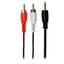 WAC-4000 CABLE TIPO "Y" 3.5 mm MACHO A 2 RCA MACHO 1.7m