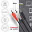 AC-1010BK Cable tipo "Y" 3.5 mm macho a 2 RCA macho 1.8 m