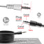 AC-1020BK Cable auxiliar macho 3.5 a 3.5 mm 1.8 m