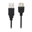 Cable redondo USB hembra a USB macho