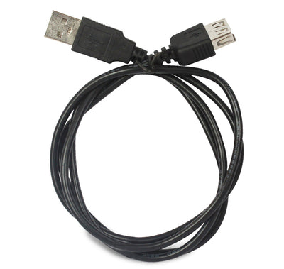 Cable redondo USB hembra a USB macho