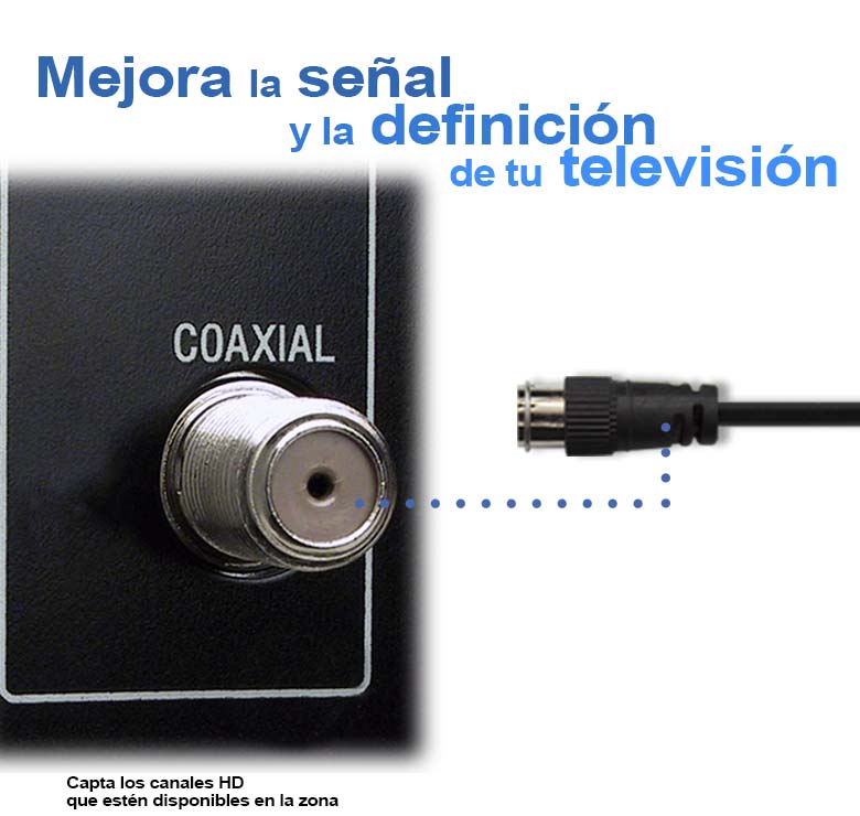 AN-9503 Antena de conejo HD TV para interiores