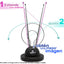 AN-9503 Antena de conejo HD TV para interiores