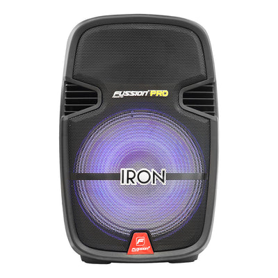 Experimenta un sonido potente con el Bafle Amplificado IRON de 15" y 25,000 W